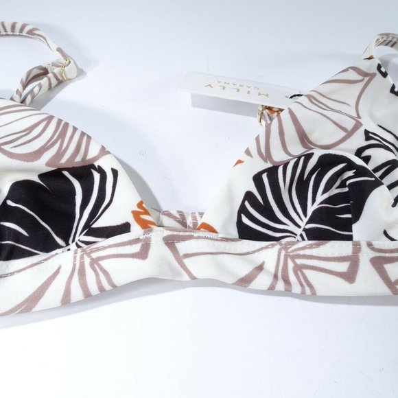 Milly Capri Triangle Bikini Top Color Coppe Size Small NWT $95.00 - Picture 4 of 5